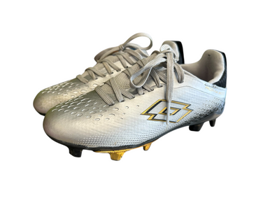 Used Lotto Soccer Cleats Silver Youth 12.0 11450-S000516945