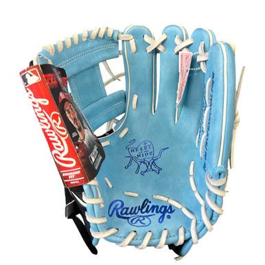 Used Rawlings HEART OF THE HIDE PROR205W BB/SB Glove RH Throw Carolina Blue 11 3/4" 11450-S000516934
