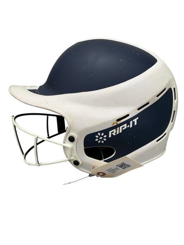 Blue Medium/Large Rip It Batting Helmet and Cage Combo (Used)