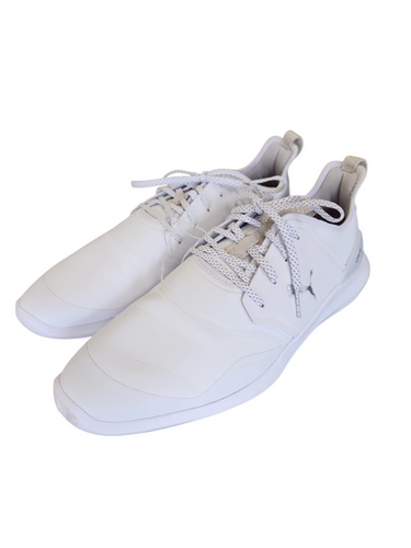 Used Puma Mens Golf Shoes White Senior 10.5 11450-S000515155
