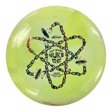Used Discraft ESP NUKE SS Disc Golf Driver Yellow 178g 11450-S000514330