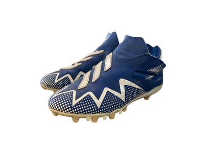 Used Adidas Freak Spark Jr FB Cleats Royal Blue And White Junior 04.5 11450-S000514182