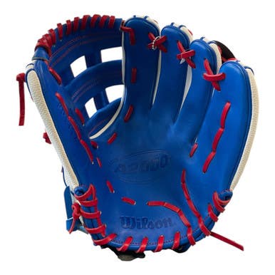 Used Wilson A2000 FP1712 BB/SB Glove RH Throw Royal Blue 12" 11450-S000514177