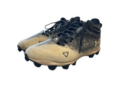 Used Under Armour SPOTLIGHT FRANKCHISE RM 2.0 Adult FB Cleats Black Senior 9 11450-S000513804