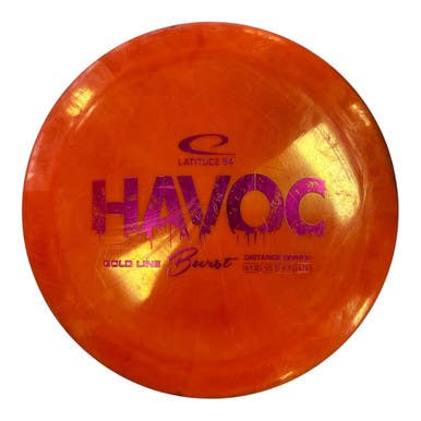 Used Latitude 64 HAVOC Disc Golf Driver Orange 170g 11450-S000509018