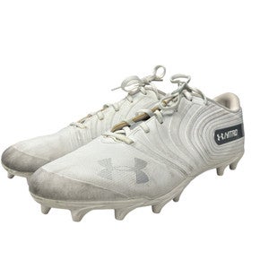 Used Under Armour Nitro Low MC FB Cleats White Senior 12.5 11450-S000508886