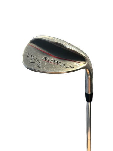 Used Callaway SURE OUT Golf Wedge Mens RH 58 Degree 11450-S000507747