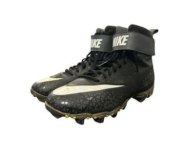 Used Nike Force Savage Shark FB Cleats Black Senior 9 11450-S000507335