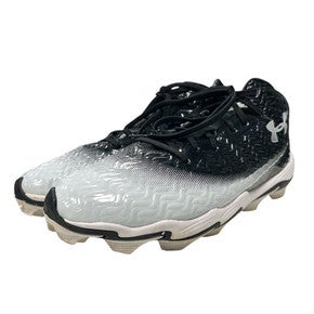 Used Under Armour Spotlight Hammer RM FB Cleats Black Senior 10.5 11450-S000507177