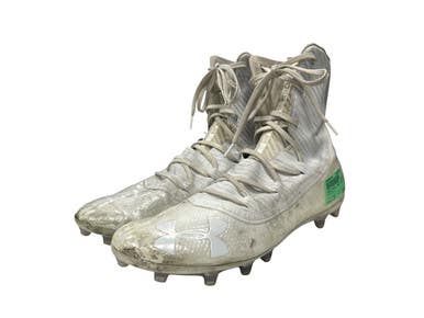 Used Under Armour Highlight FB Cleats White Senior 13 11450-S000503818