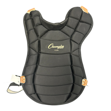 Used Champion Sports CHEST PROTECTOR Catchers Chest Protector Black Intermed 11450-S000490253