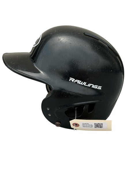Black One Size Fits All 6 1/4 - 6 7/8 Rawlings MLTBH-R1 Batting Helmet (Used)