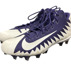 Used Nike Alpha Menace Pro Mid FB Cleats Purple Senior 18 11450-S000369603