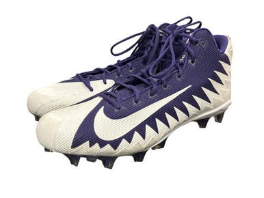 Used Nike Alpha Menace Pro Mid FB Cleats Purple Senior 18 11450-S000369603