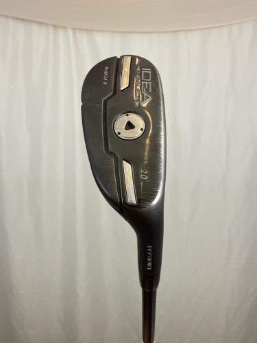 Adams Idea Pro Black 3 Hybrid 20 Aldila VooDoo RNV8 Regular Flex 40 +HC