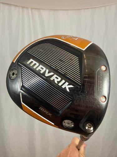 Callaway Mavrik Max Driver 9 Even Flow Riptide 60 Regular Flex 45.25 +HC