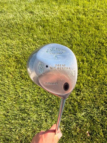 Callaway Great Big Bertha War Bird 5-Wood Ladies Flex 39 +HC