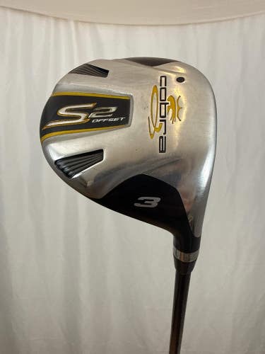 Cobra S2 OS 3-Wood 15 Fujikura 65FW Regular Flex 43.5 +HC