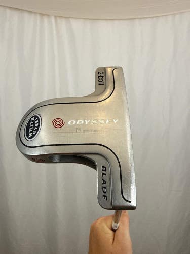 Odyssey White Steel 2-Ball Blade Putter 34.25 +HC