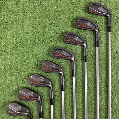 READ King Cobra Forged MB CB Black Iron Set 3-PW KBS C-Taper 120 Stiff Flex