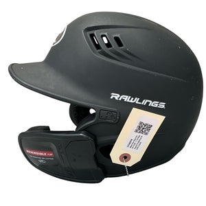 Black One Size Fits All 6 3/8 - 7 1/8 Rawlings R16 Batting Helmet (Used)