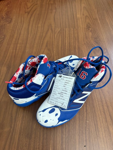 Blue Men's Size M 11.5 (W 12.5) Adult New Balance 4040 High Top Metal (New)