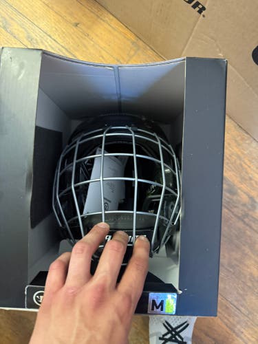 Medium Warrior Alpha One Helmet with cage (New)