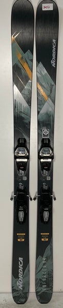 2026 Nordica 185cm All Mountain Enforcer 94 Demo Skis With Marker Griffon Bindings (Used)(26DS1)