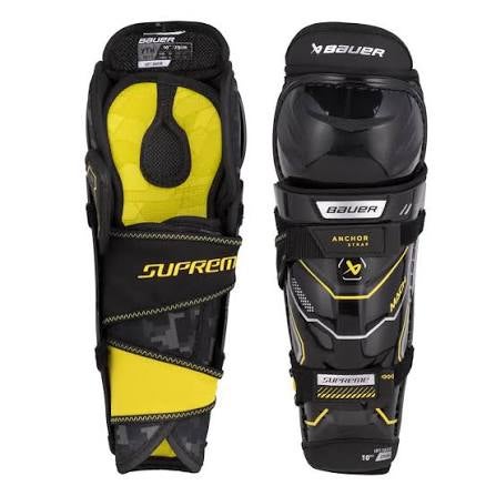 Youth Bauer Supreme Mach 8" Shin Pads (New)