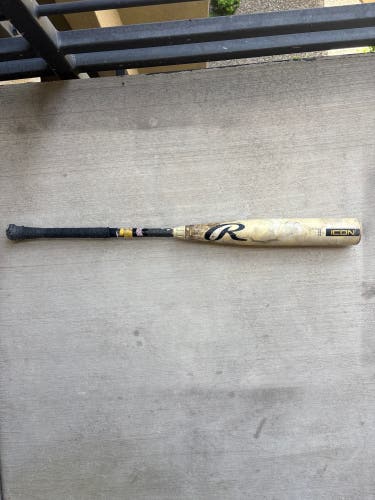 2025 Rawlings Icon Composite BBCOR Certified Bat (-3) 31 oz 34" (Used)
