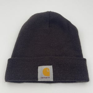 Vintage Carhartt Beanie Hat Cap Dark Brown