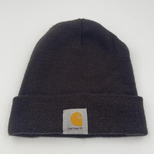 Vintage Carhartt Beanie Hat Cap Dark Brown