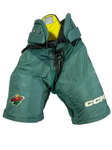 Wild Senior Large CCM HPTKXP Hockey Pants Pro Stock (Used) 71483