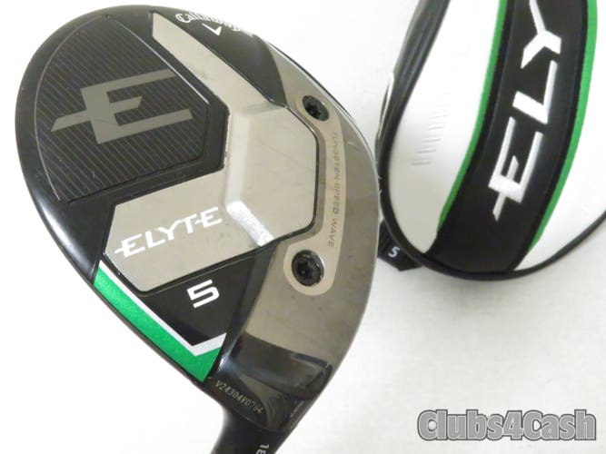 Callaway Elyte Fairway 18° 5 Wood Denali Charcoal 60g 5.5 Regular +Cover