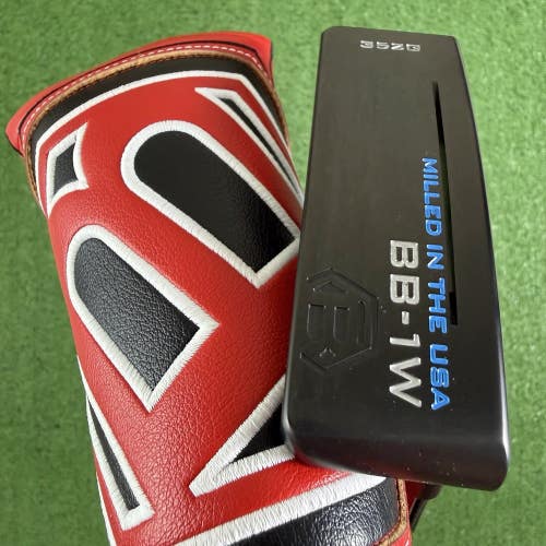 Bettinardi BB-1W Black Wide Blade Putter 352g With Headcover