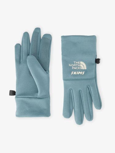 The North Face x SKIMS FW25 Gloves Womens Medium Kyanite Blue Embroidery DAB341