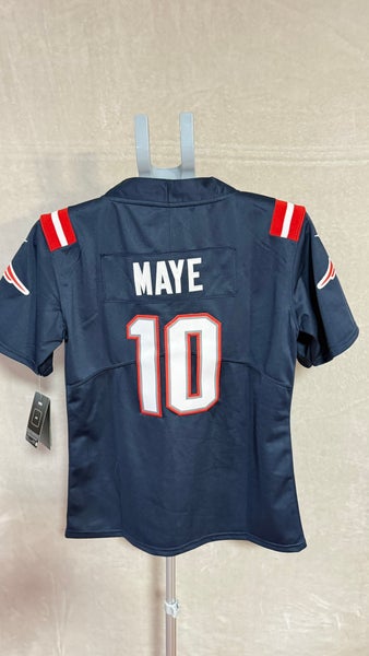 Blue Large Boys Jersey New England Patriots #10 Drake Maye