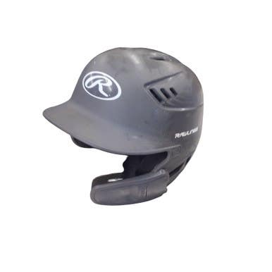 Used Rawlings 6 7/8 - 7 5/8 Batting Helmet No Mask Grey LG 11760-S000091610
