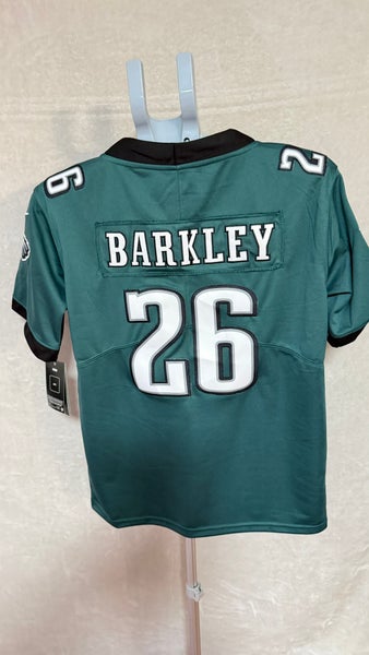 Green Large Boys Nike Jersey (New) #26 Barkley Philadelphia Eagles