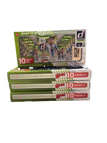 *Lot of 4 25-26 Donruss Soccer Road To FIFA World Cup Costco Excl Bundle New