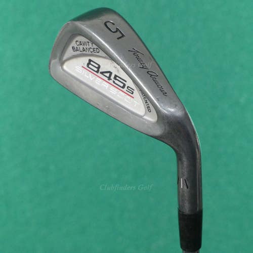 Tommy Armour 845s Silver Scot Polished Single 5 Iron True Temper Steel Regular