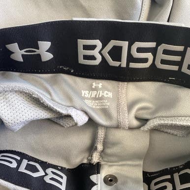 Used Under Armour BASEBALL PANTS BB/SB Pant Boys Grey SM 11760-S000091576