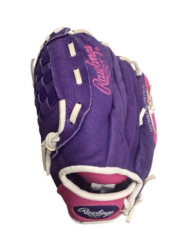 Used Rawlings HIGHLIGHT BB/SB Glove LH Throw Pink 10" 11760-S000091560