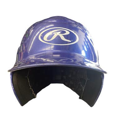 Used Rawlings 6 1/2-7 1/2 Batting Helmet No Mask Royal Blue SM 11760-S000091558