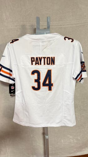 White XL Boys Nike Jersey (New) #34 Payton Chicago Bears