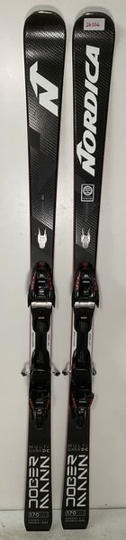 Men's Nordica 170cm Dobermann Multigara DC Demo Skis With Marker Comp 13 Bindings (Used)(26DS6)