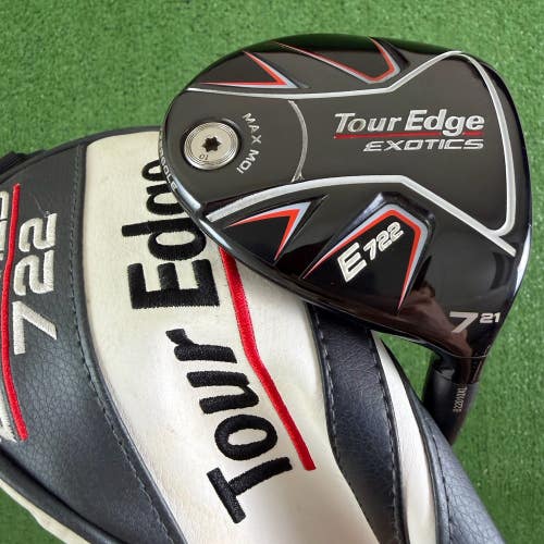 Tour Edge Exotics E722 7 Wood 21 Ventus 4T Core Red Regular Flex 5-R Shaft