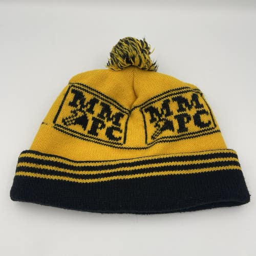 Vintage MMPC Manitowoc Milk Producers Cooperative WI Knit Winter Hat BEANIE Cap