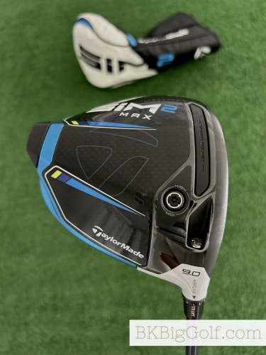 Taylormade Sim 2 Max 9.0 Driver w Headcover / Stiff