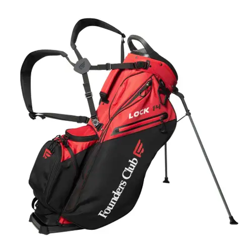 Founders Club Golf Lock 14 Stand Bag with Anti Rattle Shaft Lock Top